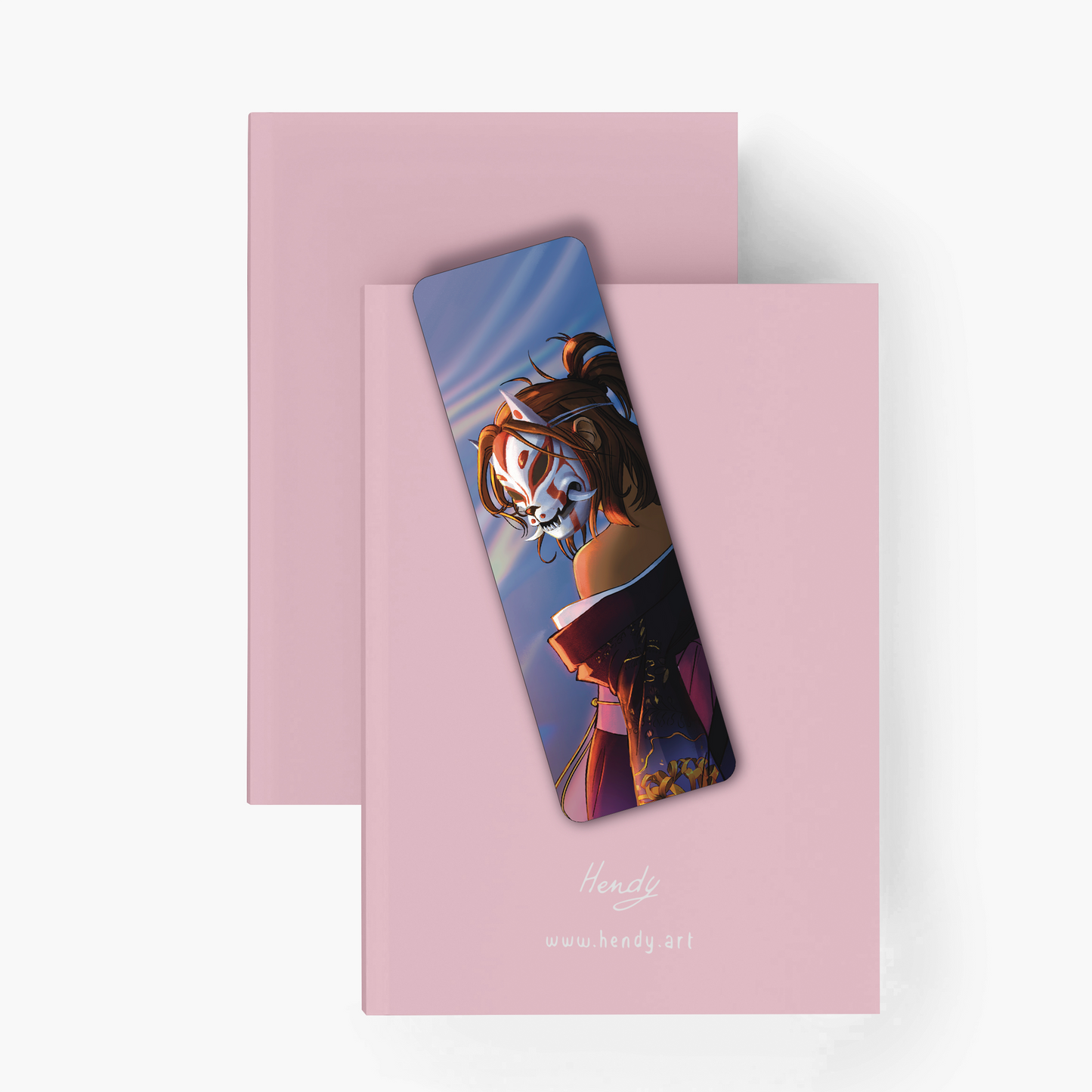 Hendy.ART Bookmark Masked Samuraï