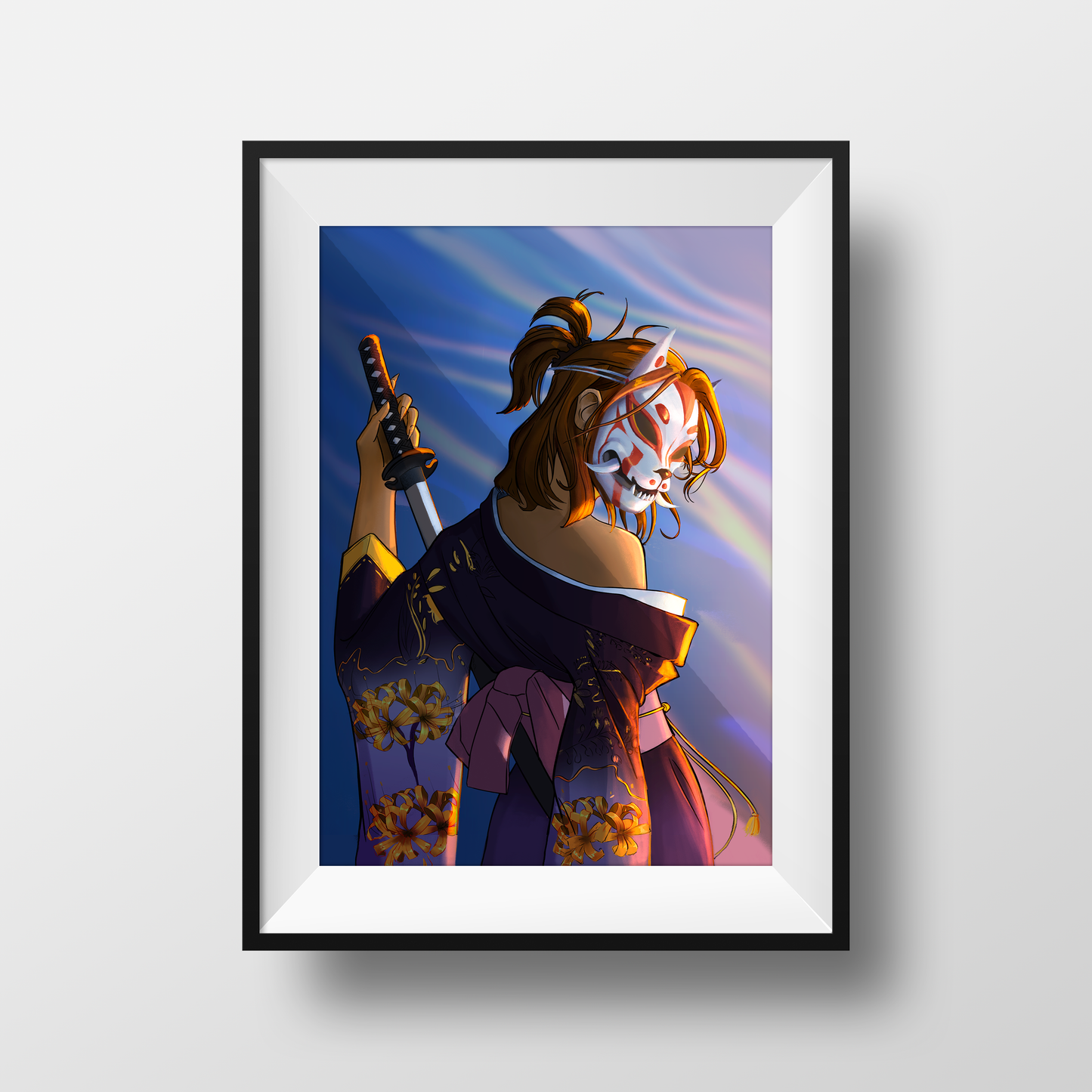 Hendy.ART - Original Prints - Masked Samuraï