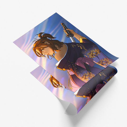 Hendy.ART - Original Prints - Samuraï